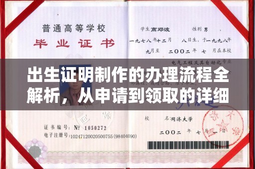 忻州出生证明制作的办理流程全解析，从申请到领取的详细指南